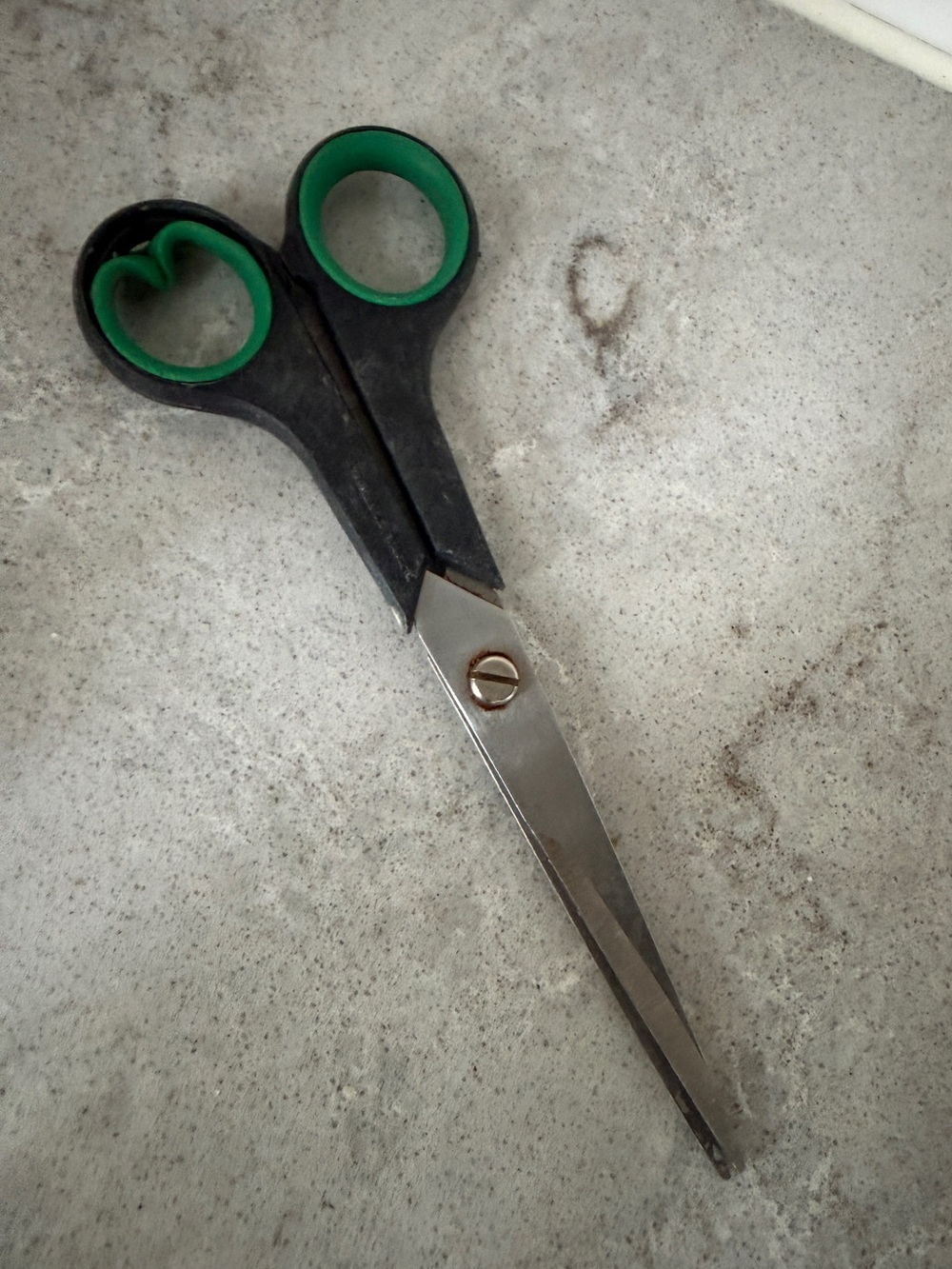 Vintage RARE mundial red dot hair scissors shears